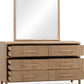 Dorsey Six Drawer Dresser in Granola