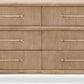 Dorsey Six Drawer Dresser in Granola