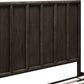Dorsey California King-size Wooden Panel Bed in Basalt Grey