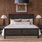 Dorsey Queen-size Wooden Two Drawer Storage Bed in Basalt Grey