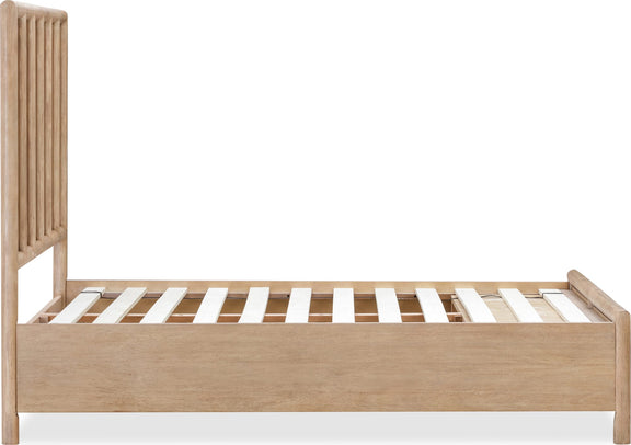 Dorsey King-size Two Drawer Storage Bed in Granola