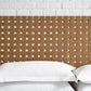 Dorsey California King-size Woven Panel Bed in Granola and Ginger