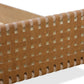 Dorsey California King-size Woven Panel Bed in Granola and Ginger