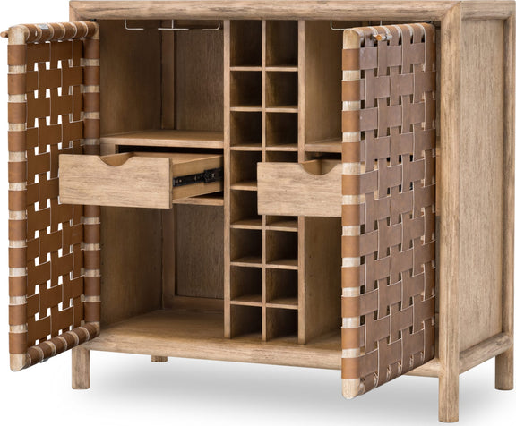 Dorsey Wvn Bar Cabinet - Grnl