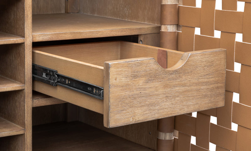 Dorsey Wvn Bar Cabinet - Grnl