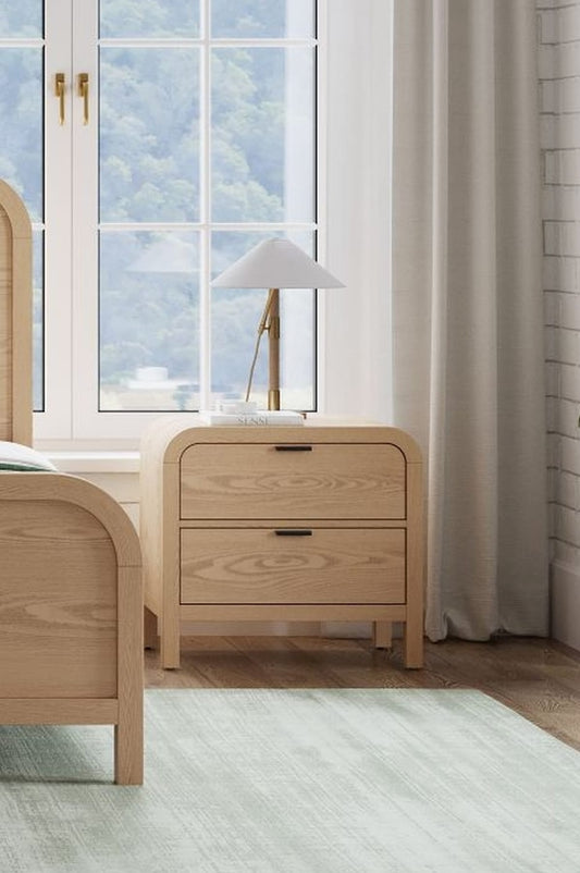 Drake 2-Drw Nightstand W/USB - Timber
