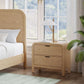 Drake 2-Drw Nightstand W/USB - Timber