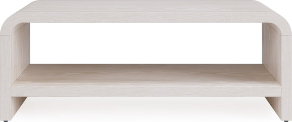 Drake Ash Wood Coffee Table in Sugar