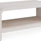 Drake Ash Wood Coffee Table in Sugar