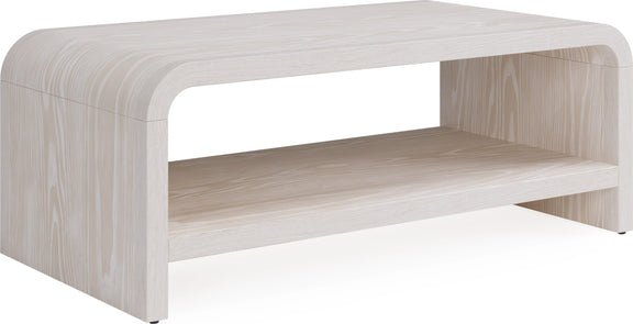 Drake Ash Wood Coffee Table in Sugar