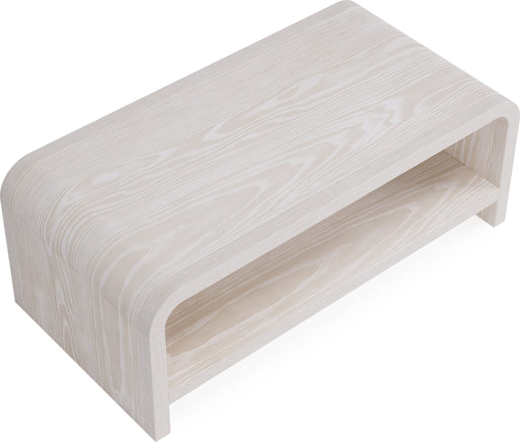 Drake Ash Wood Coffee Table in Sugar