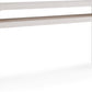 Drake Ash Wood Console Table in Sugar