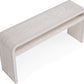 Drake Ash Wood Console Table in Sugar