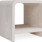 Drake Ash Wood Side Table in Sugar