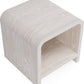 Drake Ash Wood Side Table in Sugar