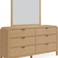 Drake Dresser Mirror - Timber