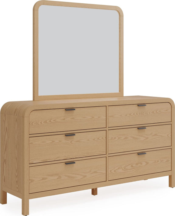 Drake Dresser Mirror - Timber
