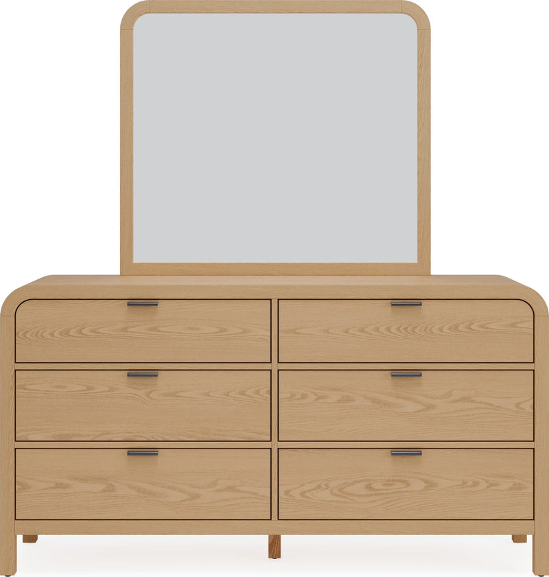 Drake Dresser Mirror - Timber