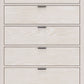 Drake Five Drawer Chest in Sugar
