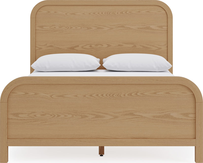 Drake Queen Bed - Timber