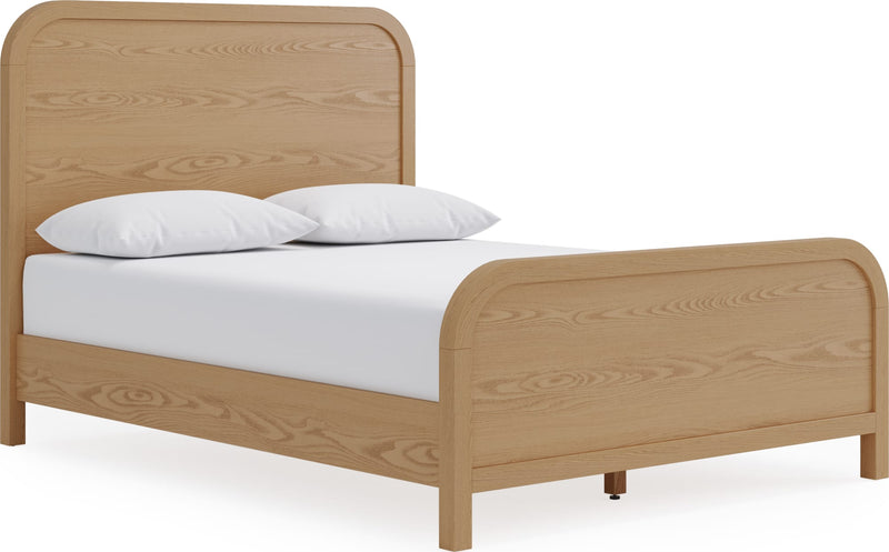 Drake Queen Bed - Timber