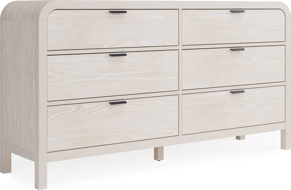 Drake Six Drawer Dresser in Sugar