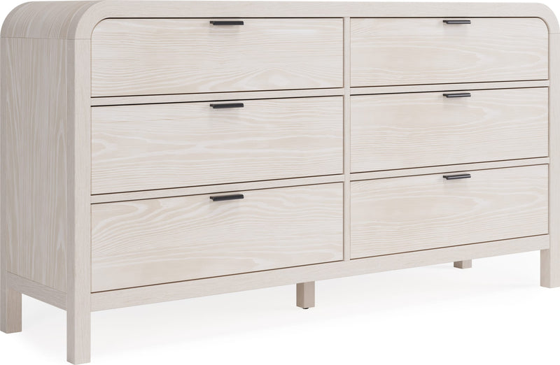 Drake Six Drawer Dresser in Sugar