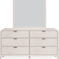 Drake Six Drawer Dresser in Sugar