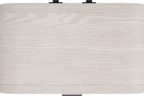 Drake Two Drawer USB-Charging Nightstand in Sugar