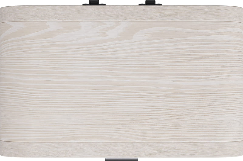 Drake Two Drawer USB-Charging Nightstand in Sugar