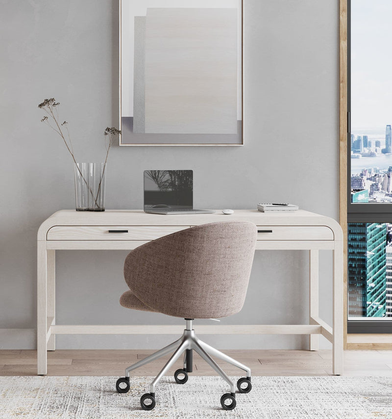 Drake Two Drawer Writing Desk in Sugar