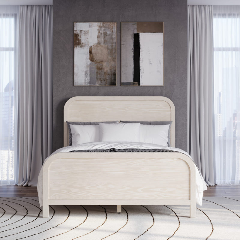 Drake Full-size Wood Platform Bed in Sugar