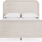 Drake King-size Wood Platform Bed in Sugar