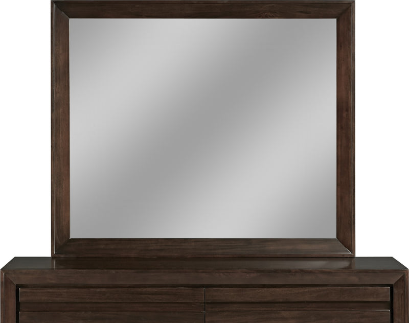 Element Mirror in Chocolate Brown