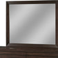 Element Mirror in Chocolate Brown