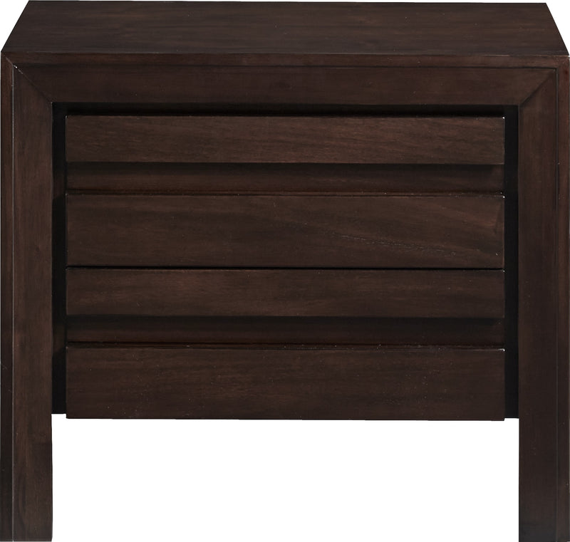 Element Nightstand in Chocolate Brown