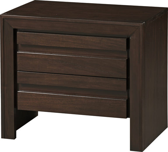 Element Nightstand in Chocolate Brown