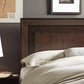 Element Full Size Platform Bed in Chocolate Brown