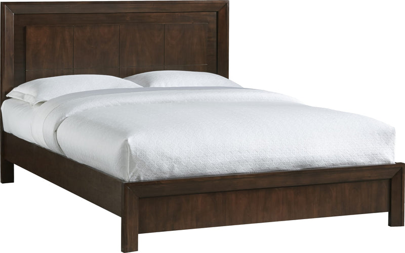 Element Full Size Platform Bed in Chocolate Brown