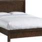Element California King Size Platform Bed in Chocolate Brown