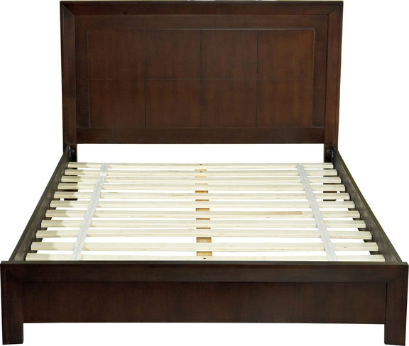 Element Full Size Platform Bed in Chocolate Brown