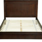 Element California King Size Platform Bed in Chocolate Brown