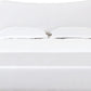 Elena King-size Upholstered Bed in Vanilla Linen
