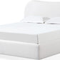 Elena Full-size Upholstered Bed in Vanilla Linen