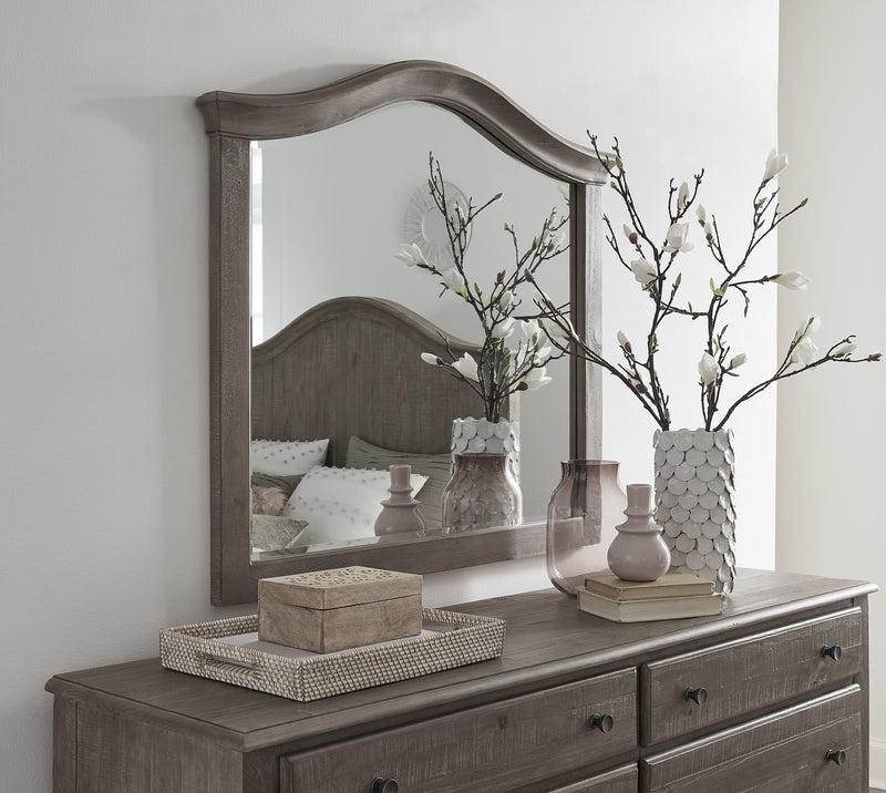 Ella Mirror in Camel