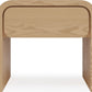 Elora 1-Drw Nightstand - Timber