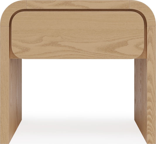 Elora 1-Drw Nightstand - Timber