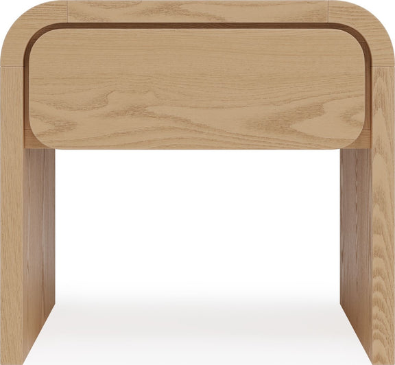 Elora 1-Drw Nightstand - Timber