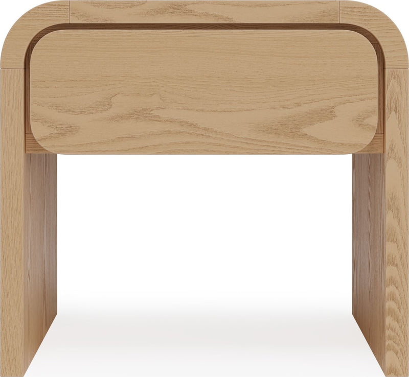 Elora 1-Drw Nightstand - Timber