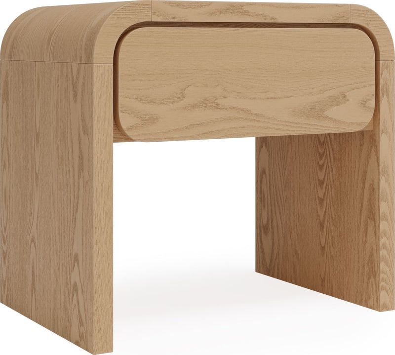 Elora 1-Drw Nightstand - Timber